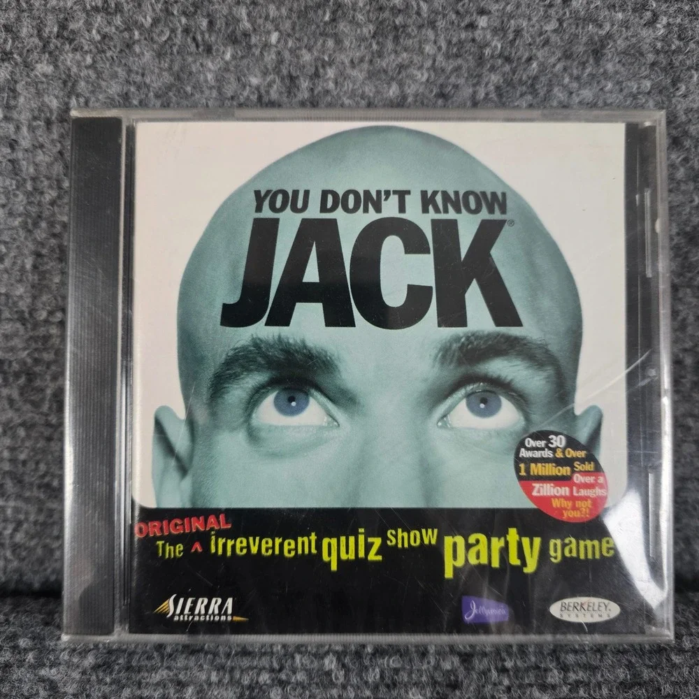 You Don't Know Jack PC Game CD-ROM‎ Sierra Berkeley Trivia Quiz Vintage